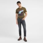 Men's Regular Fit Brand Logo T-Shirt - Image 4