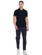 Solid Half Sleeve Regular Fit Cotton Polo T-Shirt - Image 4