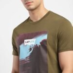 Men's Regular Fit Brand Logo T-Shirt - Image 3
