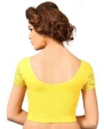 Women's Stretchable Readymade Saree Blouse Crop Top Choli Pack of 3||Readymade||Stretchable||Festive Collection - Image 2