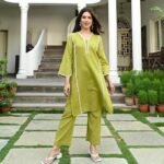 Women Cotton Blend Co-Ord Set - Image 4