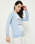 Women Floral Print Regular Fit Round Neck T-Shirt - Image 4